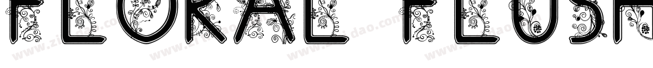 Floral Flush字体转换